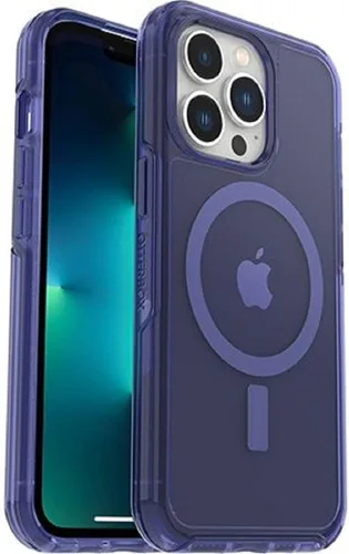 Vista 12 de OtterBox Funda para iPhone 13 Pro (solamente) Symmetry Series+ - Ariel Waves, Ultra-Sleek, se ajusta a MagSafe, bordes elevados para proteger