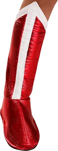 Vista 6 de Girl's Caped Wonder Woman Costume, Red White & Blue Tutu Dress, Superhero Outfit with Cape & Gold Tiara