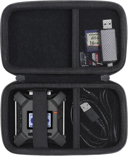 Vista 10 de co2CREA Funda protectora dura para Zoom H1n H1 H1 Digital Handy Recorder Duro, Reemplazo de estuche de viaje portátil (funda negra)