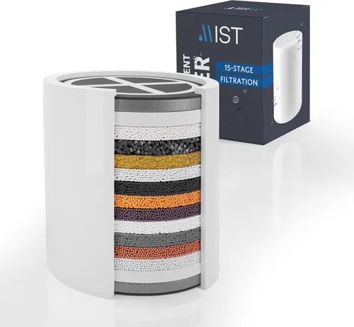 Vista 11 de Cabezal de Filtro de Ducha Mist para Agua Dura Mejora la Piel, el Cabello y las Uñas - Cabezal de Ducha Filtrado Grande de Alta Salida con Filtro