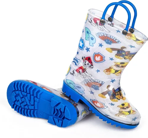 Vista 2 de Nickelodeon Paw Patrol - Botas de lluvia de PVC con estampado de personajes para niños