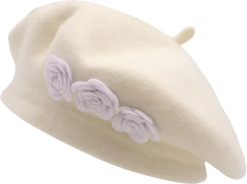 Vista 53 de ZLYC Boina Francesa de Lana Sombrero Color Sólido Gorra Boina para Mujeres y Niñas Amarillo básico