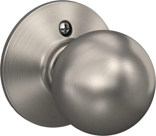 Vista 15 de SCHLAGE F10ORB609 Pomo de paso de órbita, latón antiguo