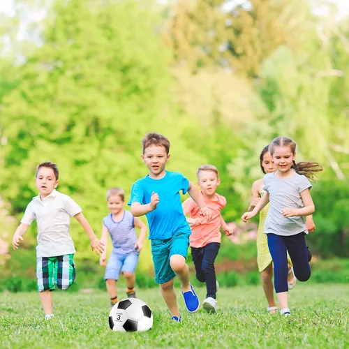 Vista 7 de HyDren - Paquete de 12 pelotas de fútbol con inflador, tamaño oficial 2026, para entrenamiento en interiores y exteriores, práctica, regalo