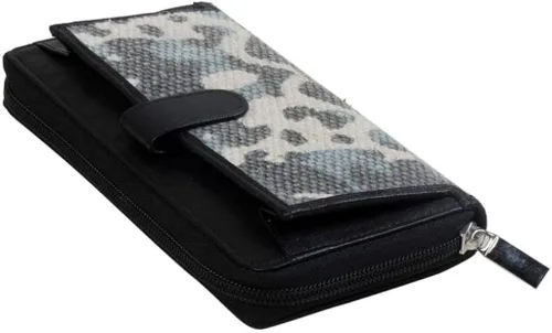 Vista 4 de Myra Bag Cartera Foliaged Azul S-3005, Negro