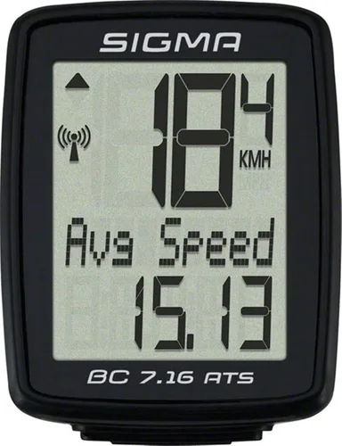 Vista 2 de Sigma BC 7.16 ATS Computadora inalámbrica para bicicletas