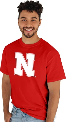 Vista 42 de Blue 84 Camiseta NCAA para hombre, icono de color del