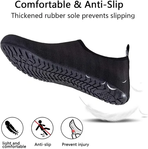Vista 4 de Zapatos de natación de secado rápido estilo de pies descalzos calcetines de playa para piscina yoga y surf para hombre y mujer