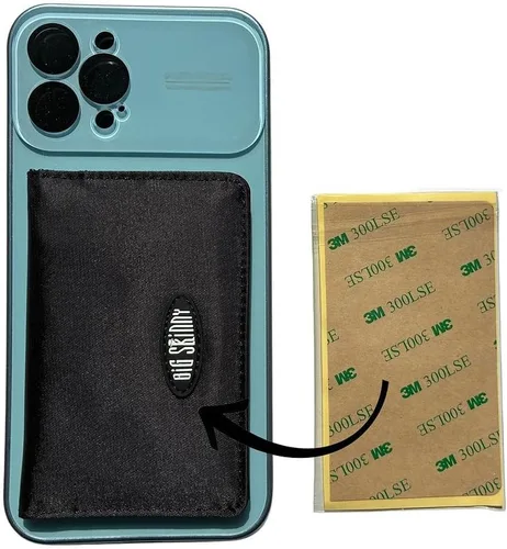 Vista 8 de Big Skinny Funda para tarjetas de teléfono con bloqueo RFID con cierre magnético, Floraberry