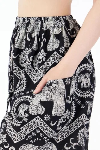 Vista 3 de Lannaclothesdesign Elefante Hippie Boho Yoga Harem Pantalones