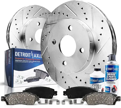 Vista 33 de Detroit Axle - Kit de freno delantero para Ford 2000-2005 Excursion 1999-2004 F-250 F-350 Super Duty Pinza de freno de disco con soporte Pastillas