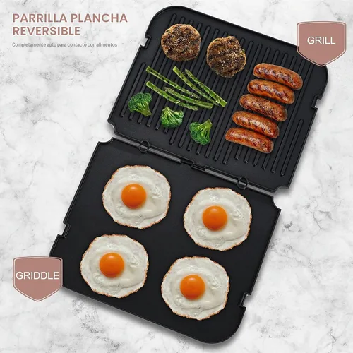 Vista 5 de Placas de repuesto para plancha Cuisinart, parrilla 5 en 1 y prensa Panini