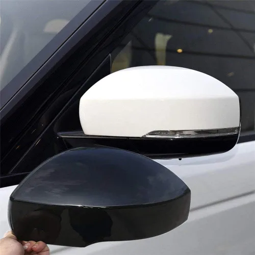 Vista 8 de Para Range Rover Vogue/Sport 2014-2020, Discovery 4/5 2014-2020, cubierta de tapa de espejo lateral exterior, adhesivo de plástico ABS