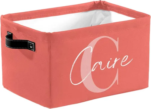 Vista 23 de Cesta de regalo personalizada con nombre, caja de juguetes de almacenamiento personalizada para niños, organizador de cubos de almacenamiento