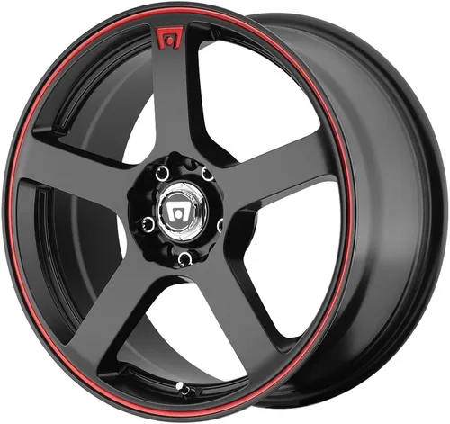 Vista 5 de Motegi MR116 FS5 15X6.5 4X100/4.5 5.32 40mm NEGRO BRILLANTE CON BRIDA MECANIZADA - MR11656598340 NEGRO BRILLO CON BRIDA MECANIZADA