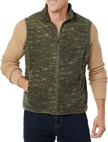 Vista 4 de Tienda Essentials Men's Full-Zip Polar Fleece Vest (Available in Big & Tall)