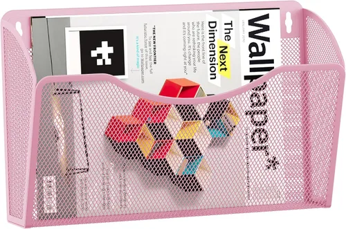 Vista 11 de EasyPAG Mesh Collection organizador de archivos y cartas para montar en pared, Negro