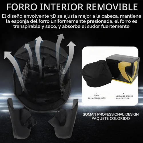 Vista 8 de Casco modular Bluetooth para motocicleta, certificado DOT, abatible, de cara completa, antivaho, doble máscara, casco de motocicleta de calle