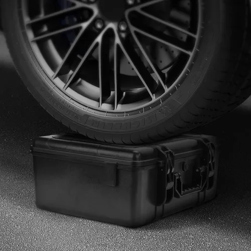 Vista 5 de LOTOCASE Estuche rígido para compresor de aire compatible con el inflador de neumáticos DEWALT 20V MAX DCC020IB, bolsa de transporte