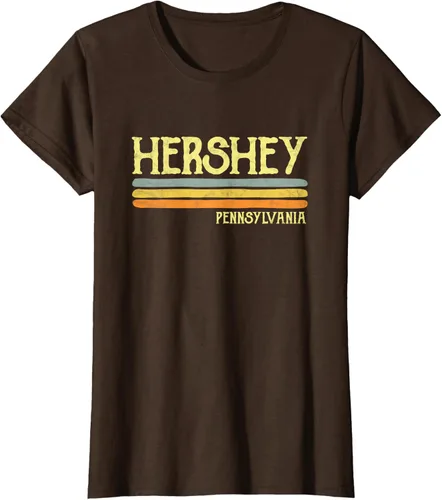 Vista 22 de Camiseta vintage de regalo de recuerdo de Hershey Pennsylvania PA, Negro, S