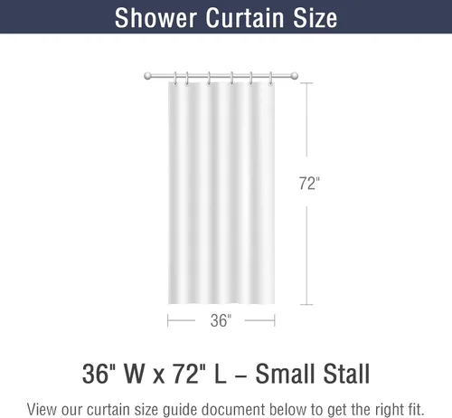 Vista 6 de Gibelle Cortina de ducha pequeña de 36 x 72 pulgadas, forro de cortina de ducha beige, forro de ducha de tela impermeable lavable para baño, lavable