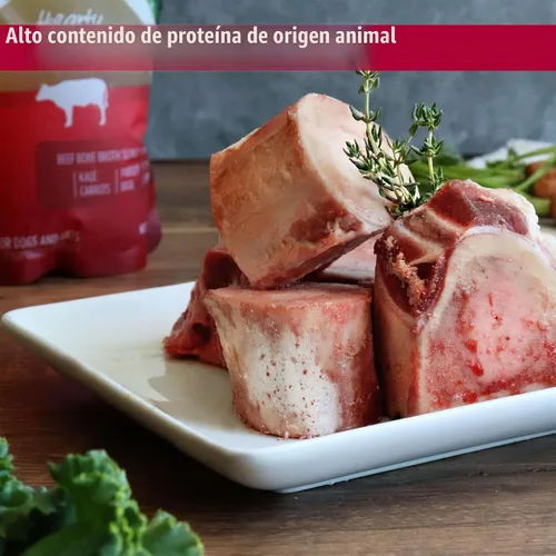 Vista 7 de Nulo Freestyle Caldo de Hueso, Complemento Premium para Comida de Perros y Gatos, con Colágeno y Sulfato de Condroitina para Ayudar a Mejorar