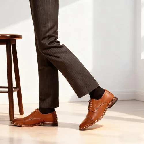 Vista 2 de Vostey Zapatos de vestir para hombre, zapatos de vestir formales para hombres, zapatos de vestir de negocios Derby