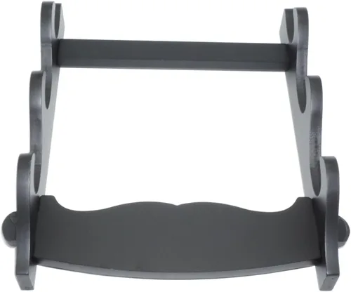 Vista 5 de Soporte de pared para espada samurái japonesa, soporte de exhibición para Katana japonesa Wakizashi Tanto 3 capas