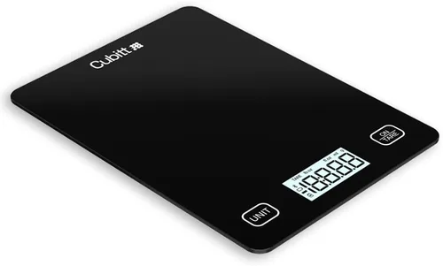 Vista 2 de Cubitt Báscula de cocina inteligente, báscula de alimentos Bluetooth con aplicación, color negro