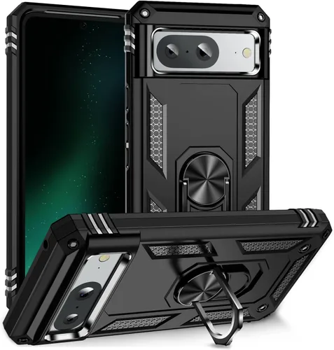 Vista 23 de Korecase Funda para Google Pixel 6 Pro de Servicio Pesado Resistente de Cuerpo Completo a Prueba de Arañazos a Prueba de Golpes Protección