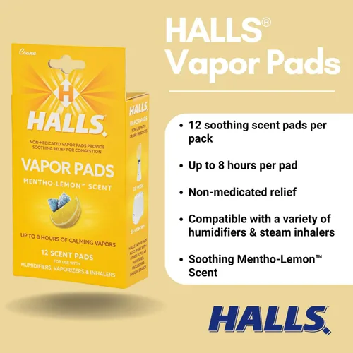 Vista 4 de Almohadillas de Vapor con Aroma a Crane Halls, Amarillo