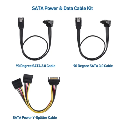 Vista 4 de Cable Matters Paquete de 2 adaptadores de disco duro de 2.5 a 3.5 para SSD Kit de soporte de montaje dual SSD, adaptador 3.5 a 2.5, incluye