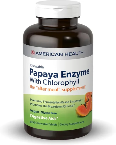 Vista 10 de Enzima de papaya masticable con clorofila 100 Chwbls
