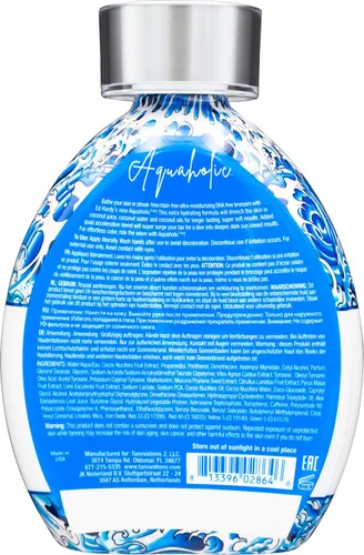 Vista 2 de Ed Hardy Tanning Aquaholic - Loción bronceadora natural Coconut Surge 13.5 oz.
