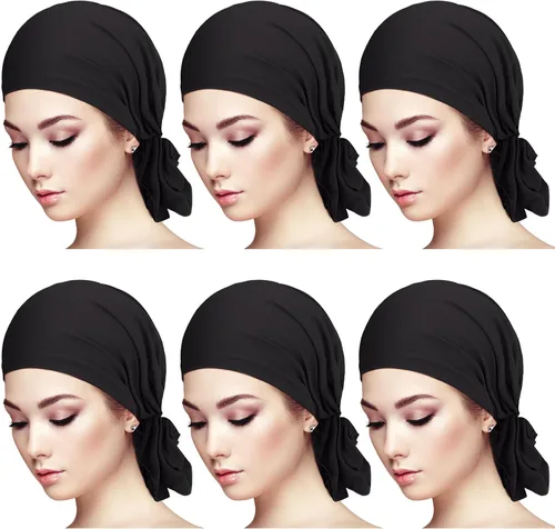 Vista 9 de Syhood Slip on Pre Tied Head Scarves for Women