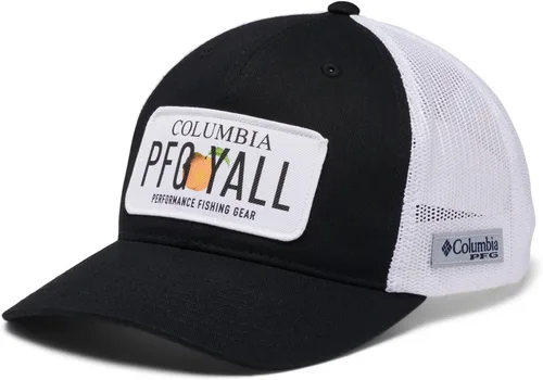 Vista 6 de Columbia Parche PFG Trucker Snap Back Placa de matrícula gris frío/Tx