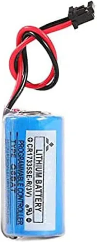 Vista 2 de Paquete de 2 CR17335SE-R/3V Q6BAT PLC 3V 1800mAh Batería para Q25PRHCPU Q170HBATC QNS FANUC System