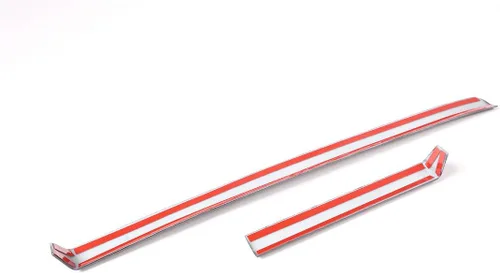 Vista 7 de YIWANG Tira de plástico ABS para decoración del lado del pasajero, 2 piezas para Toyota Land Cruiser Prado FJ150 150 2010-2019 conducción a