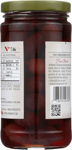 Vista 3 de Jeff's Naturals Aceitunas kalamata griegas orgánicas sin hueso, 7 onzas (paquete de 2)