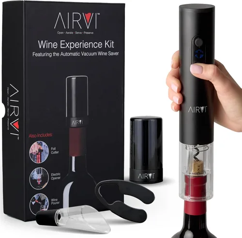 Vista 8 de Dispensador automático de vino, boquilla y decantador aireador eléctrico, manos libres, sin derrames, sin goteo, mejora el aroma y el sabor, regalos
