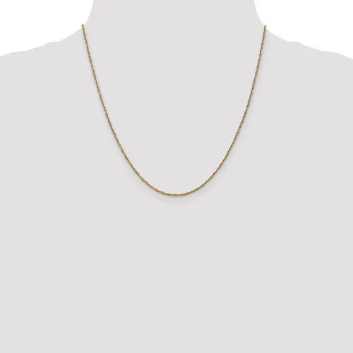 Vista 2 de ICE CARATS 14k Yellow Gold 14 Inch 1.7mm Ropa Chain Necklace Pendant Charm Fine Jewelry For Women Gifts For Her