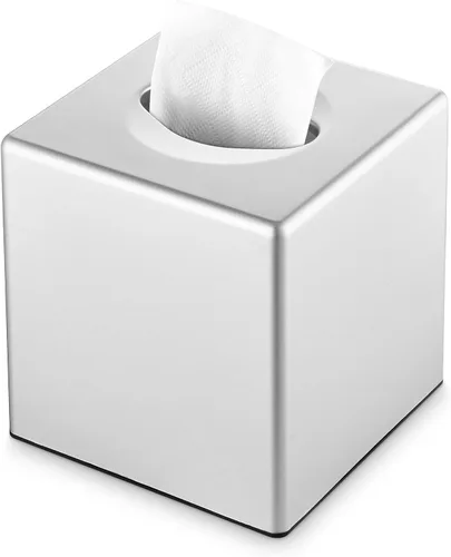 Vista 14 de Y-in Hand Funda para caja de pañuelos, soporte cuadrado para caja de pañuelos faciales, accesorios de almacenamiento para tocador de baño, encimeras