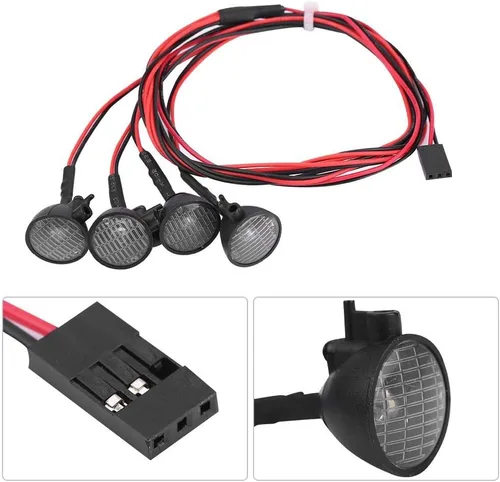 Vista 4 de Barra de luz LED para automóvil a control remoto, barra de luz LED de rastreador a control remoto, accesorio de lámpara de techo para automóvil
