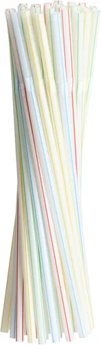 Vista 3 de GoodCook - Pajitas flexibles para uso diario, paquete de 50, multicolor
