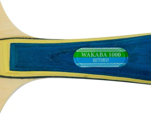 Vista 8 de Butterfly Wakaba Shakehand - Raqueta de tenis de mesa Serie Japón Control excepcional con velocidad y giro confiables Recomendado