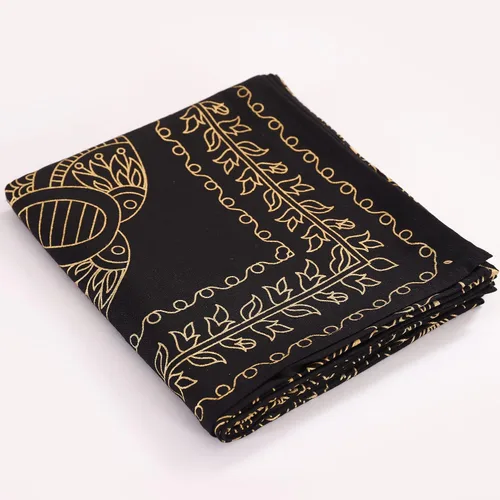 Vista 8 de Popular Handicrafts India Hippie Mandala Bohemia Hermoso Bosquejo Cortina Cortina Dormitorio Sala Balcón Cenefa Paneles Negro Oro