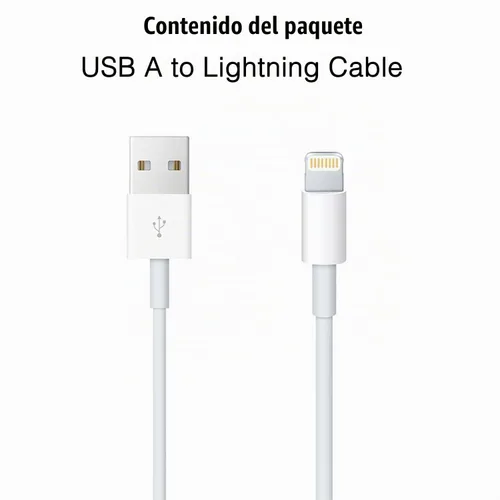 Vista 6 de Abysssea Cable corto CarPlay de 1.5 pies, cable USB A a Lightning de 20 pulgadas para iPhone 14, 14 Plus, 14 Pro Max, 13, SE 2nd/12/11/Xs/XR/8/7