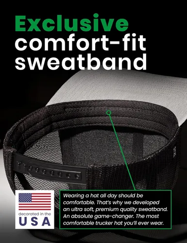 Vista 5 de HAKA Sombrero de la bandera estadounidense, sombrero de camionero de Estados Unidos para hombres y mujeres, gorra de béisbol ajustable, malla a