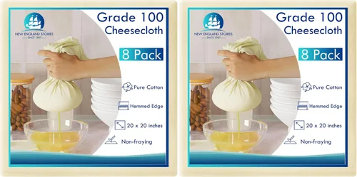 Vista 11 de 2 yardas de paño de queso reutilizable, grado 100, paño de queso para colar artesano, colador de tela de muselina 100% algodón sin blanquear