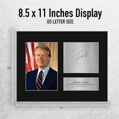Vista 2 de HWC Trading Presidente de los Estados Unidos, Jimmy Carter, autógrafo, reproducción firmada por la USL, impresión impresa, foto, pantalla